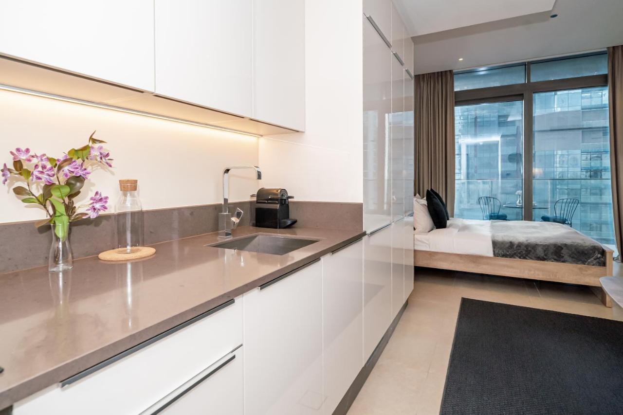 Higuests - Unique Studio With Stunning Panoramic Marina Views Dubaj Kültér fotó