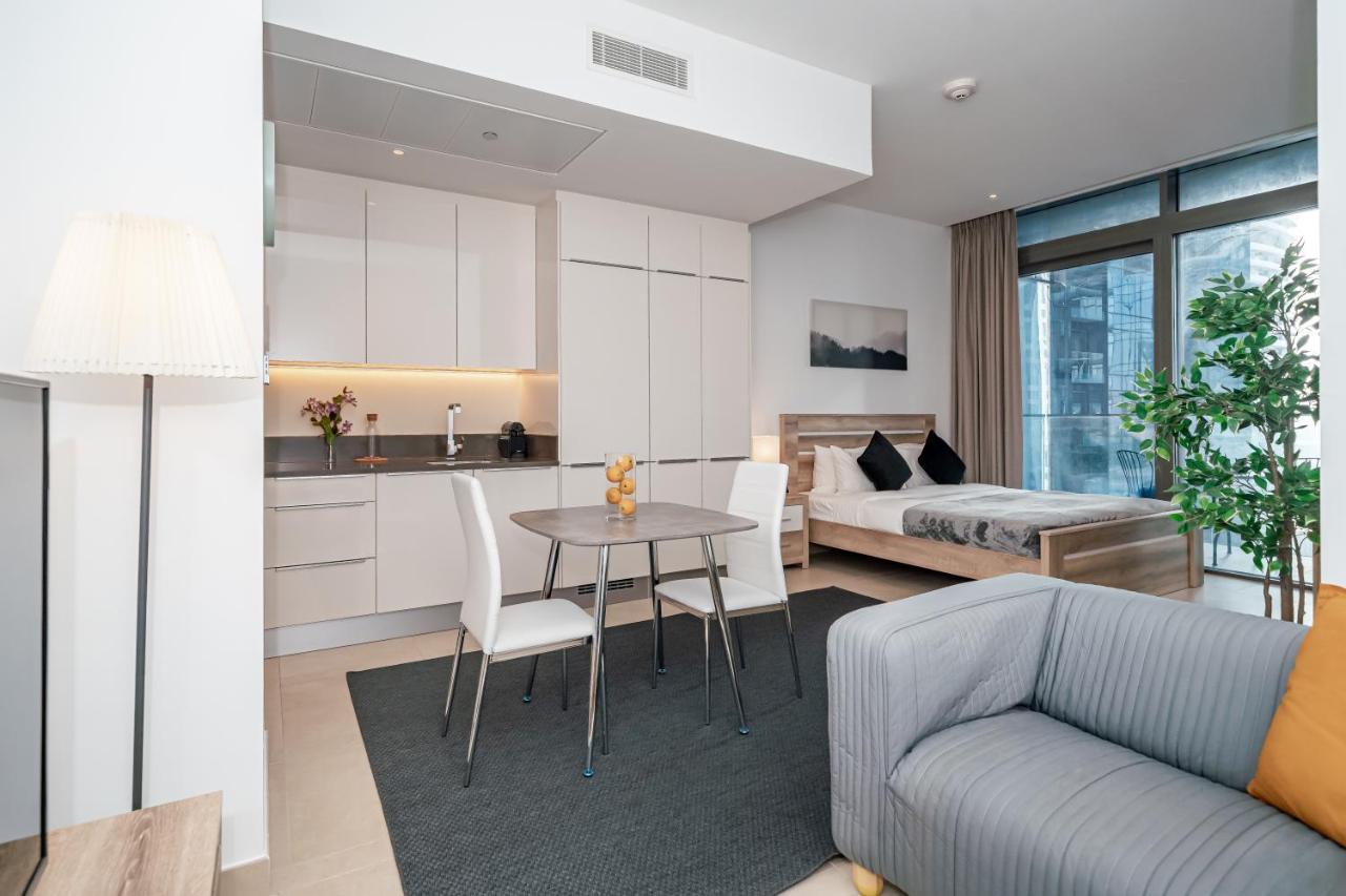 Higuests - Unique Studio With Stunning Panoramic Marina Views Dubaj Kültér fotó